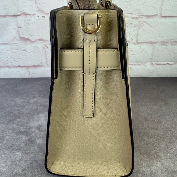 Michael Kors Tan Medium East West Rayne Leather Tote Bag - Picture 5 of 11